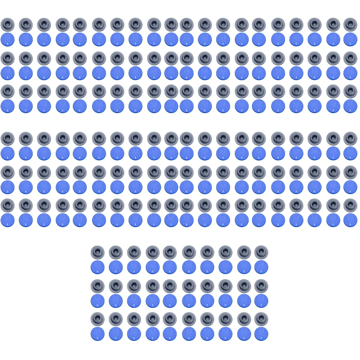 Рисунок 5 - алюминиевые пластиковые крышки