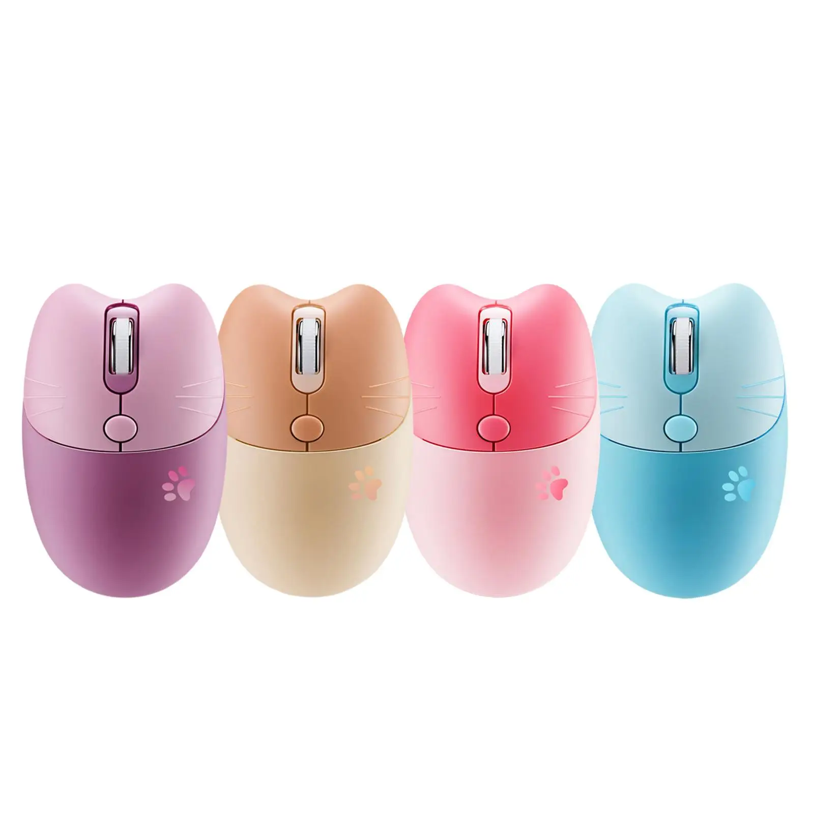 

Thin 2.4G Wireless Mouse Silent Cordless 4-Buttons Ergonomic Optical Mouse for Laptop Notebook Computer 1600DPI Max