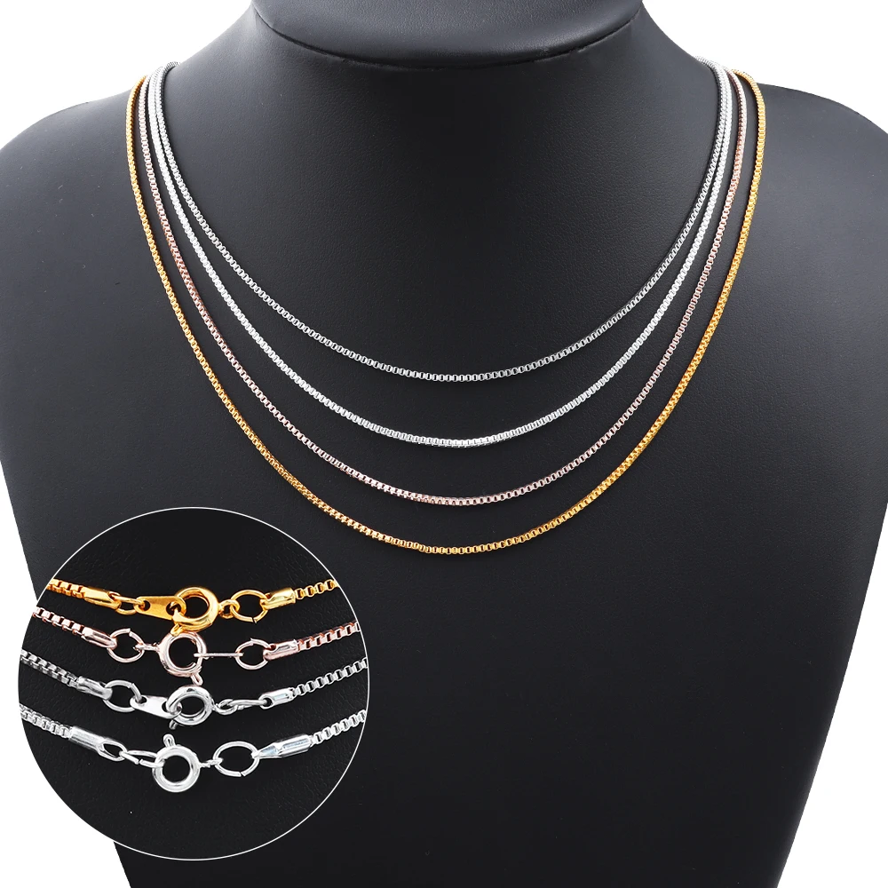 6 шт./партия модная Венецианская цепочка с пружинной пряжкой медная подвеска для