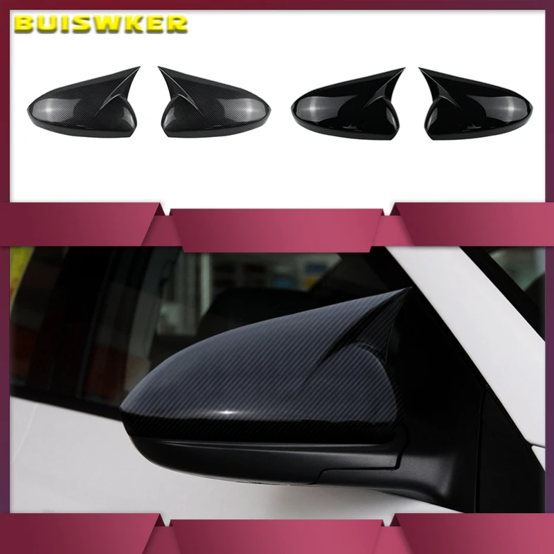 

Rearview Mirror Cover for Chevrolet Cruze 2009-2014 Side Wing Rear View Mirror Covers Trim With OX Horn Car Styling