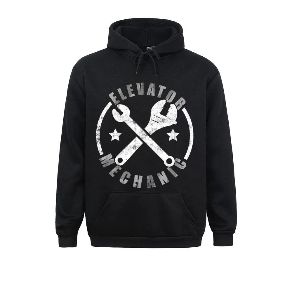 Лифт-механик технический наставник пуловер с капюшоном толстовки новый дизайн