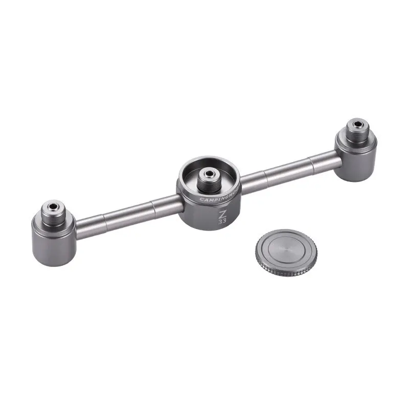 

Aluminum Alloy New One-turn Three-connector Gas Tank Stove Adapter One-point Three Gas Tank Adapter Camping Gear 2022 New