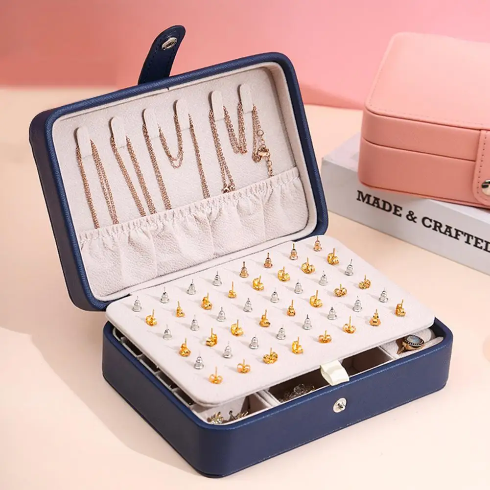 

Стильная шкатулка для ювелирных изделий, непродуваемая, легкая, с прорезями, органайзер для ювелирных изделий