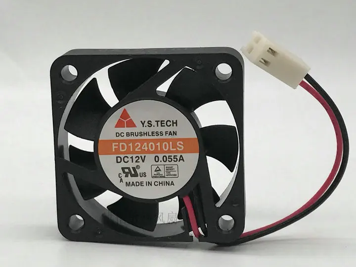 

Бесплатная доставка, новый двухпроводный бесшумный вентилятор Y.S 4010 fd124010ls DC12 в 0,055a