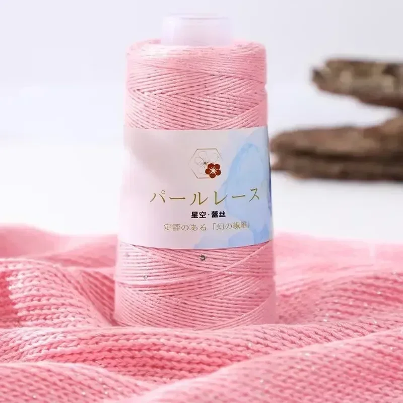Люрекс Вязание крючком Пряжа-компаньон с блестками Золотая нить для вязания крючком Металлическая нить 뷰개실пряжа (art.: 3920cd5dd95e1) - 3920cd5dd95e1