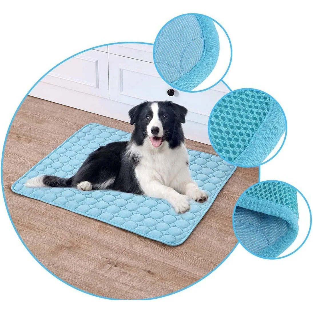 Охлаждающий коврик для собак подстилка домашних питомцев дышащая с