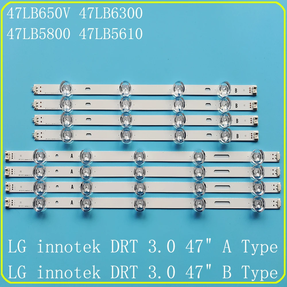 

LED Backlight strip For LG 47" TV innotek DRT 3.0 47" 6916L-1948A 1949A 47LB6300 47LB561V 47LB652V 47lb650v LC470DUH 47LB6500
