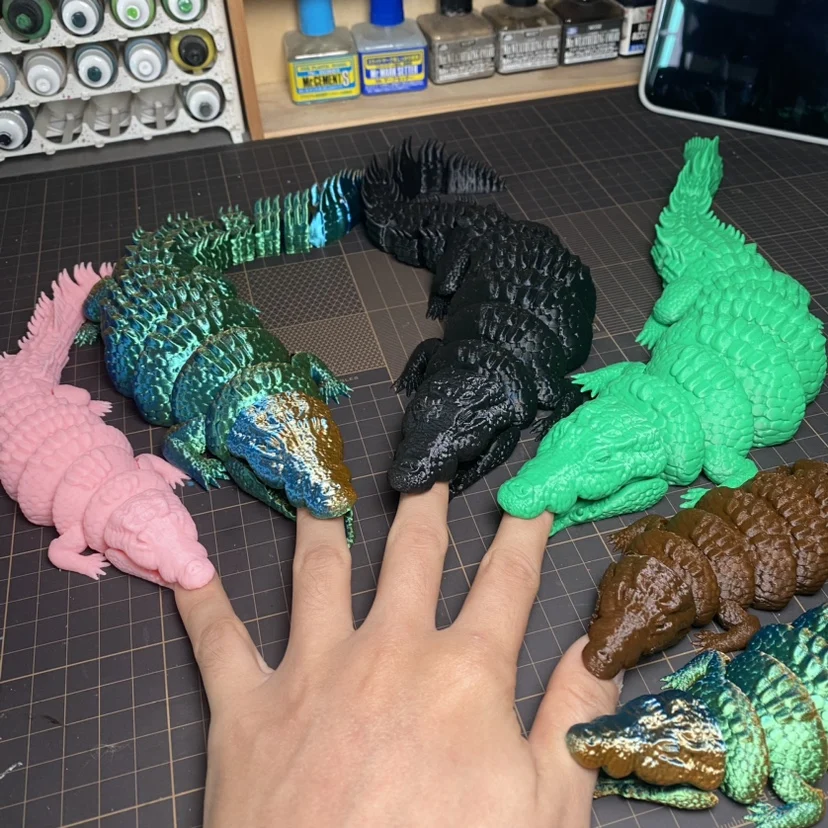 35 см гигантский крокодил нильский подвижная детская игрушка подарок украшения