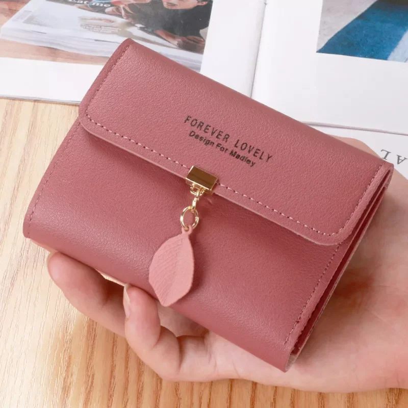 

Brand Women Wallet Long Pu Leather Hand Purse Zipper Metal Circle Decor Wallets Female Hasp Coin Purse Clutch Card Money Bag