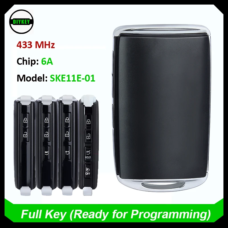Смарт-брелок для дистанционного управления без ключа DIYKEY SKE11E-01 433 МГц WAZSKE11E01 Mazda 3