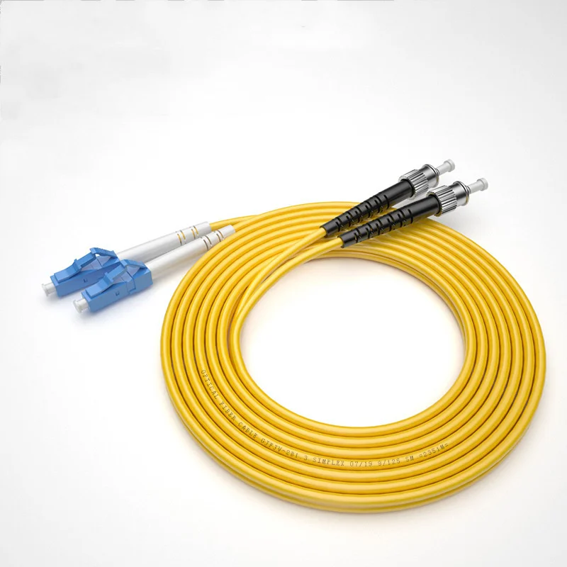 LC to ST Fiber Patch Cable Single Mode Duplex
