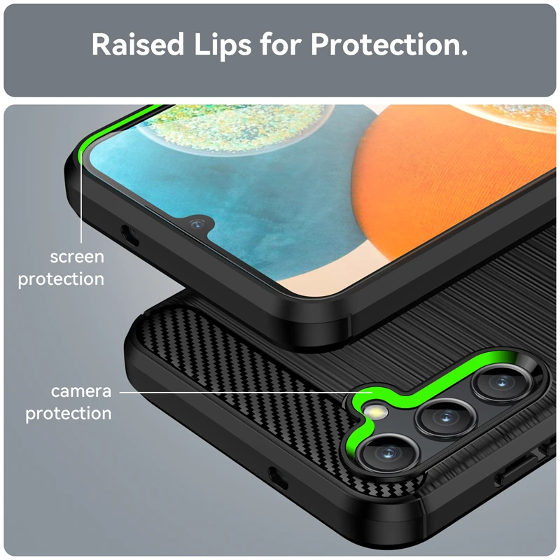 For Cover Samsung Galaxy A14 Case For Samsung A14 4G 5G Capas Shockproof Cover For Fundas Samsung A03 A33 A23 A22S A13 A14 Case