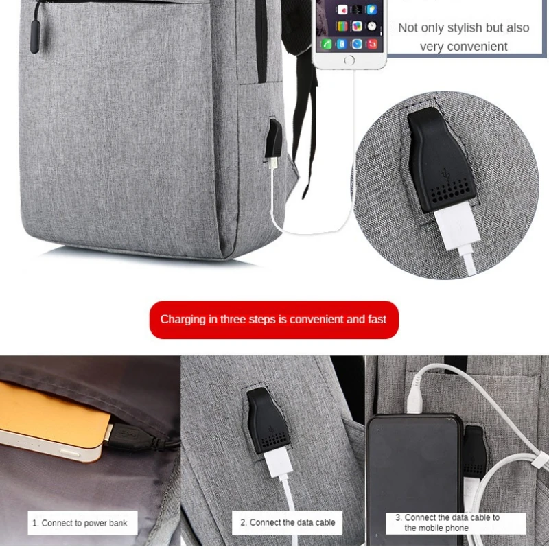 2023 New Laptop Usb Backpack School Bag Rucksack Anti Theft Men Backbag Travel Daypacks Male Leisure Backpack Mochila Women Gril