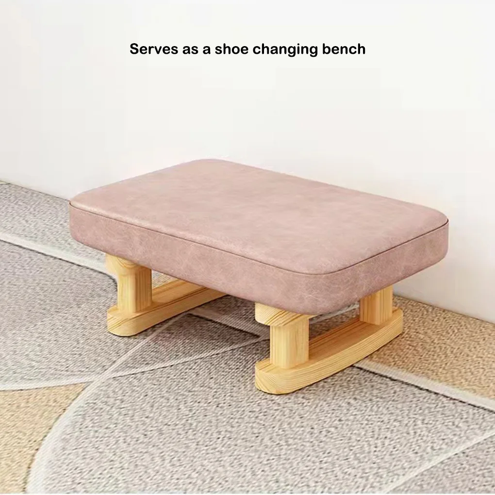 

Wood Cloth Small Stool Detachable Replacement Nonslip Heavy Duty Breathable Home Shopping Mall Chair Shoe Bench Type