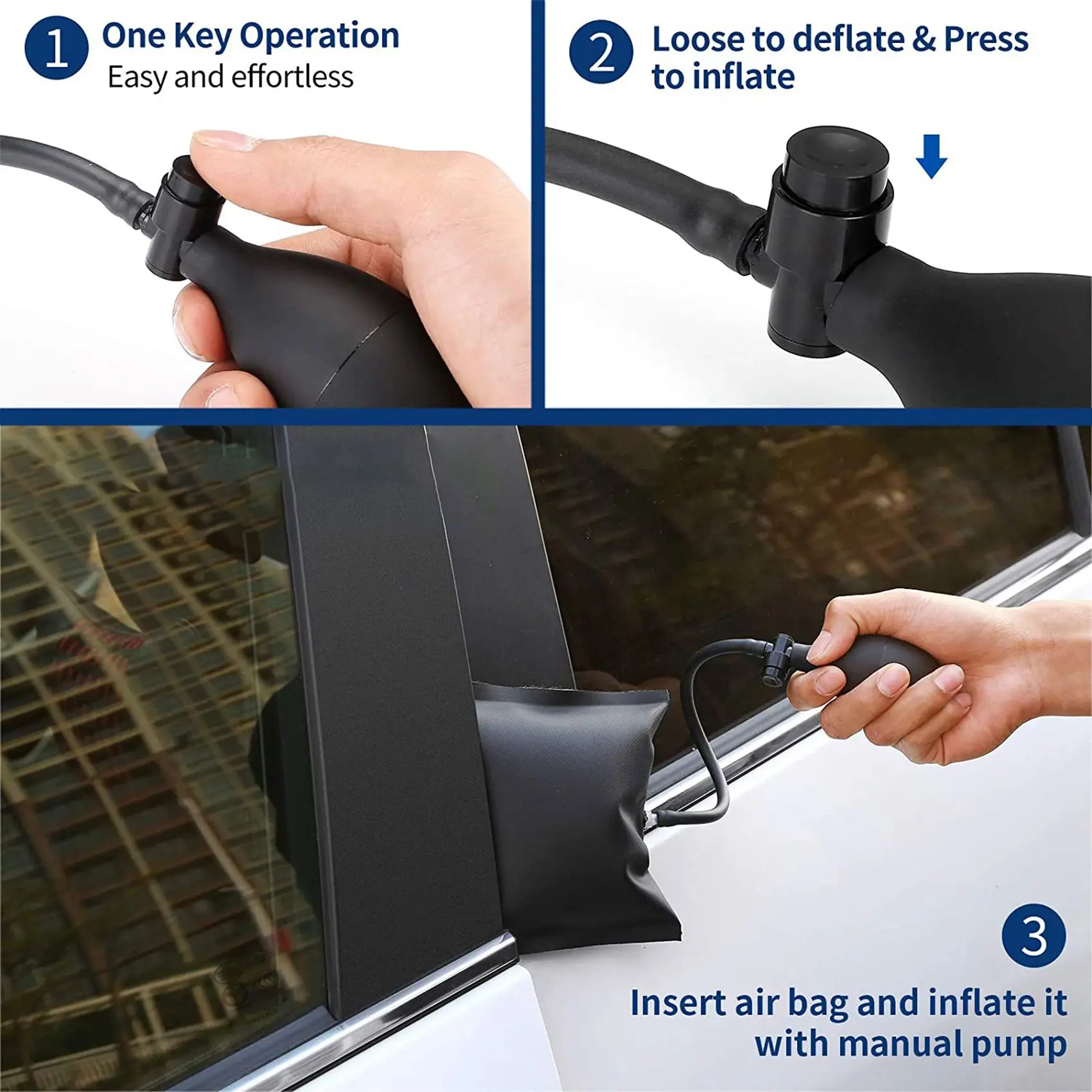 14 шт. автомобильный комплект для аварийной блокировки воздушный клиновый насос