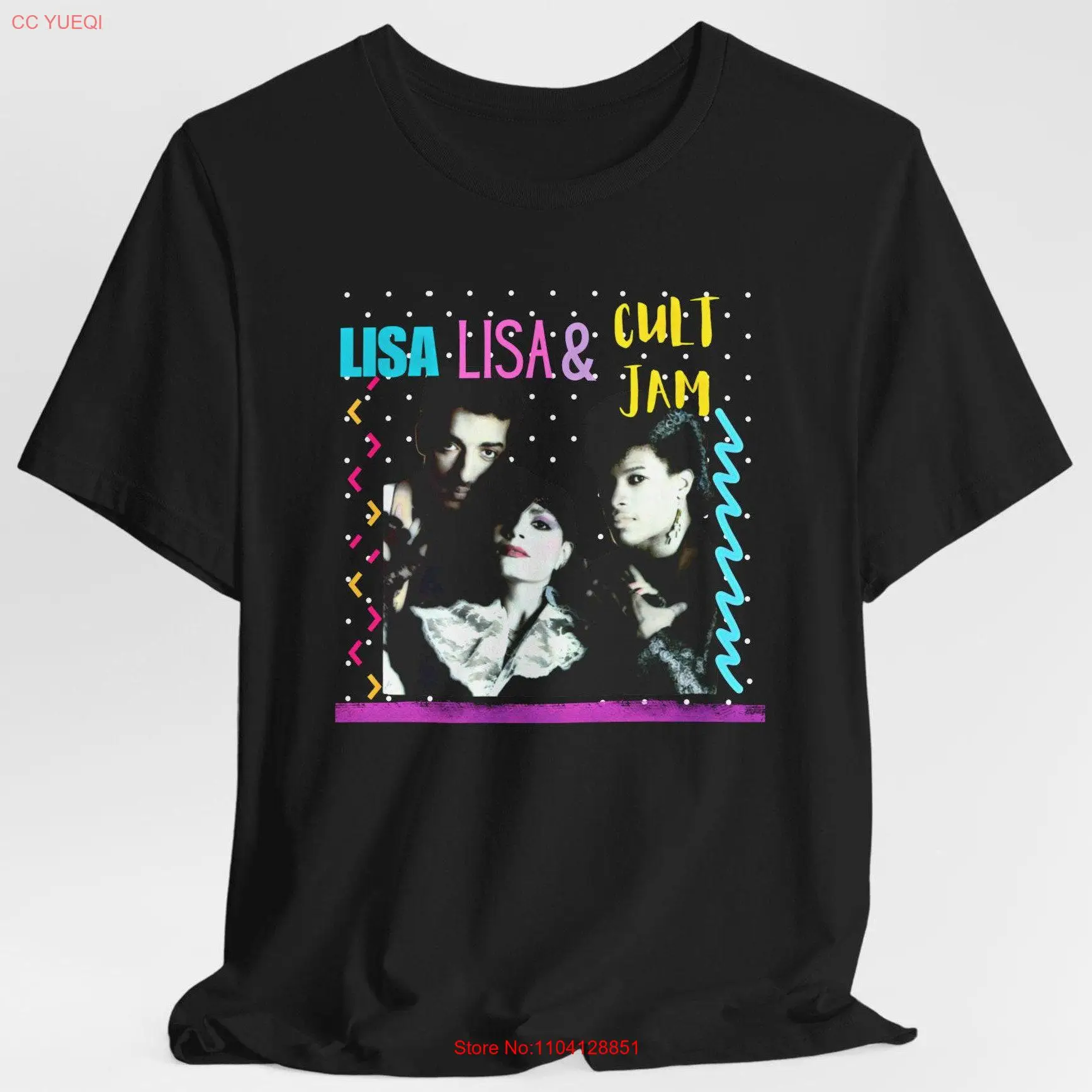 Футболка LISA and Cult Jam в винтажном эстетическом стиле 80-х с длинными или короткими