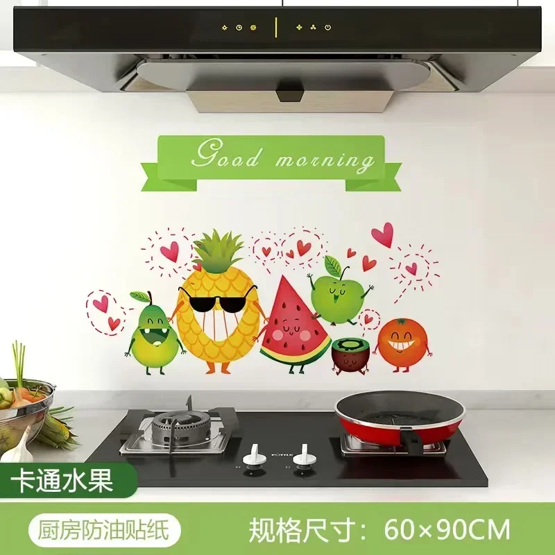 Маслостойкая наклейка многофункциональная кухонная прозрачная самоклеящаяся