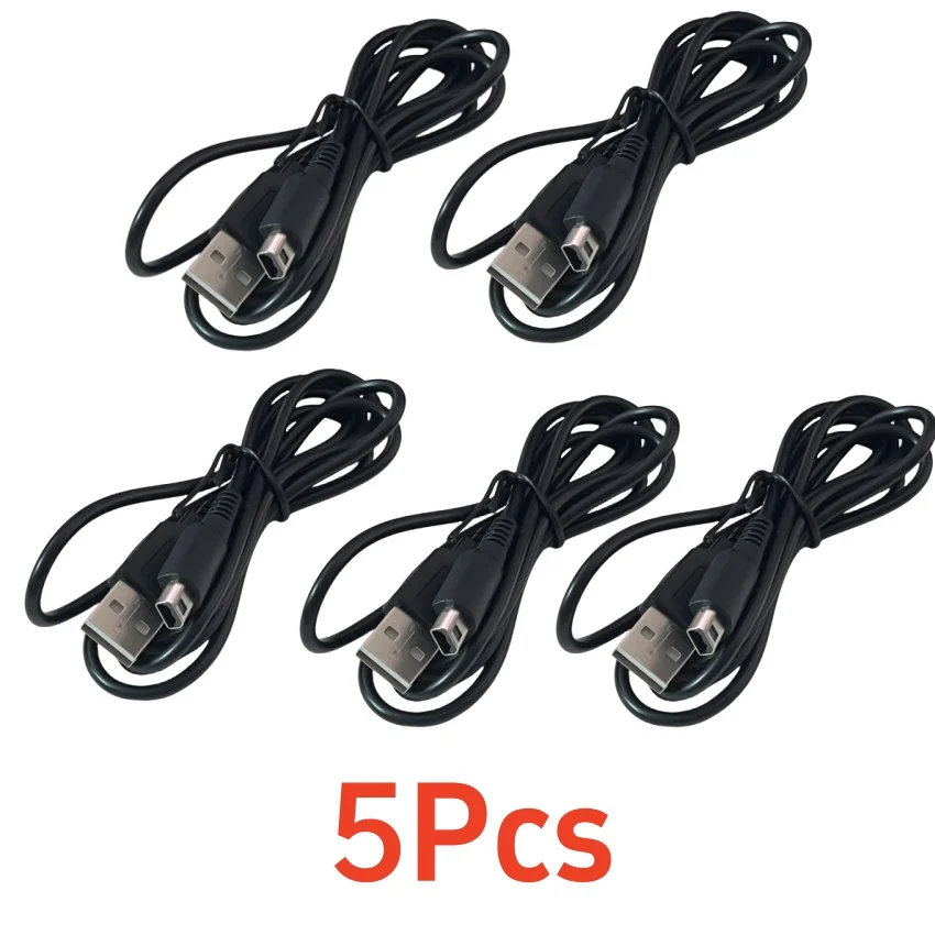 

5 шт. USB-кабель для зарядки данных, шнур питания для DS Lite DSL NDSL для NDSi 3DS New 3DS XL LL NDS GBA SP