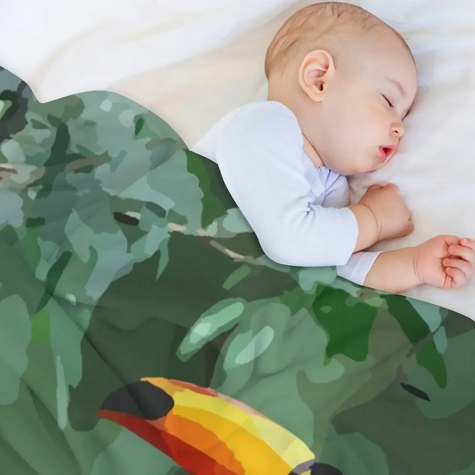 Фланелевое одеяло Тукан