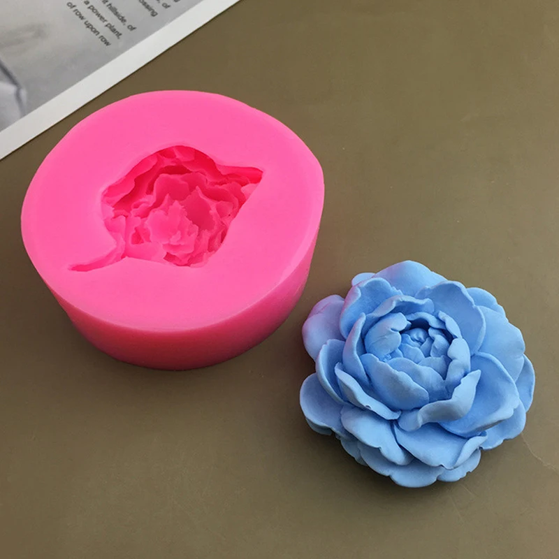 Jasmine Flower Silicone Mold For DIY Fragrance Wax Candle Molds Plaster Soap Making Fondant Chocolate Cake