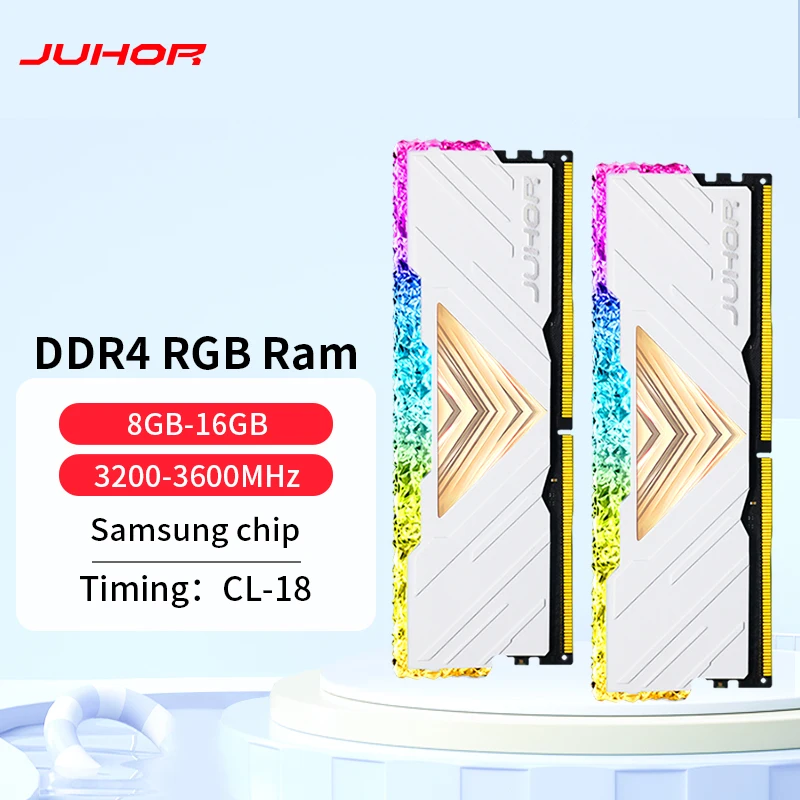 JUHOR RGB DDR4 16GB/8GB(3200/3600MHz)