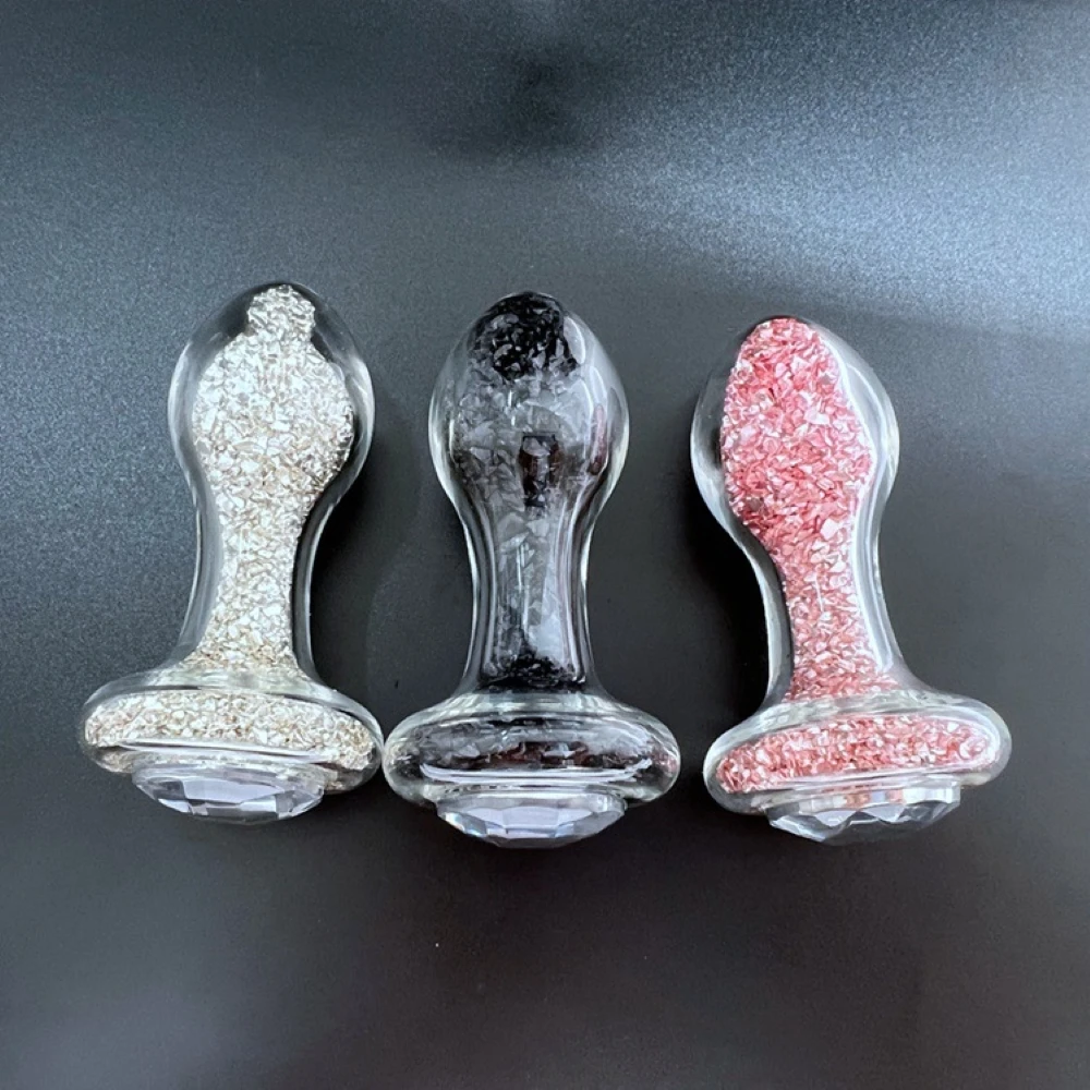 Большой фаллоимитатор 35 мм большой анальный из стекла искусственный пенис