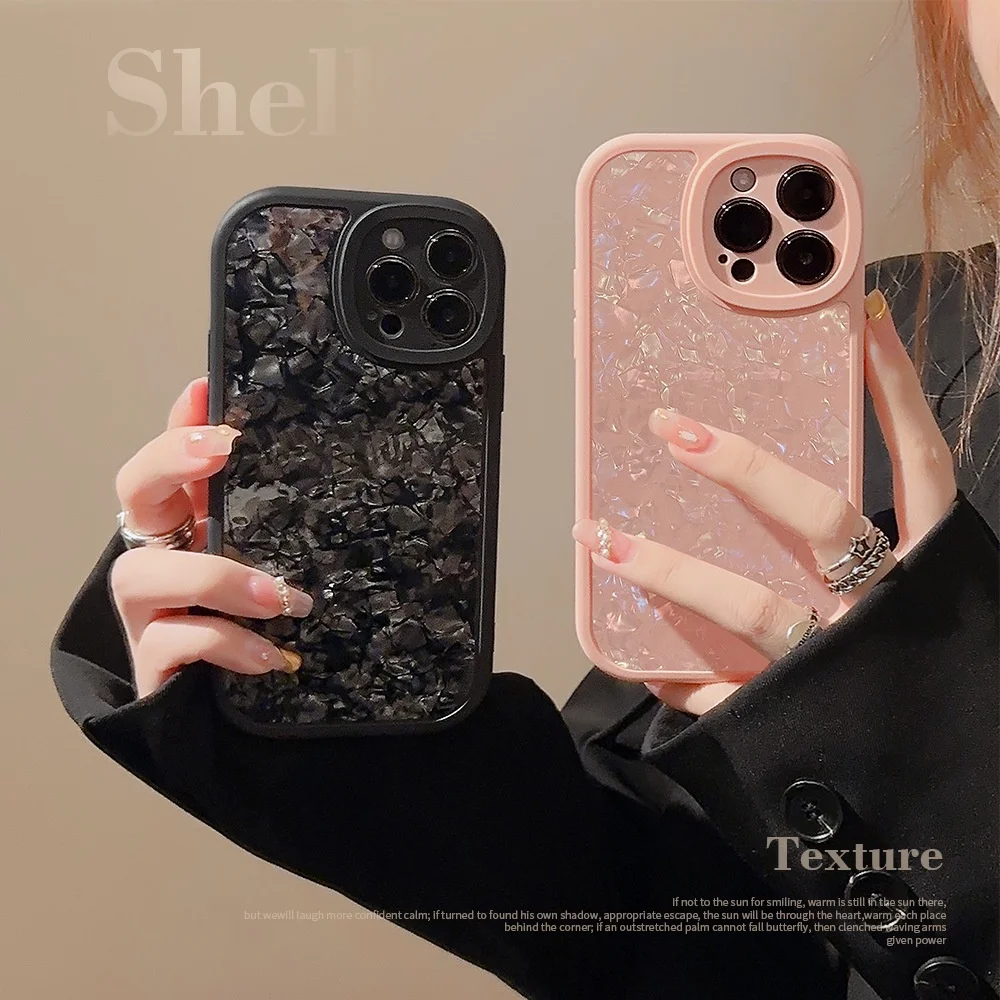 Dream Shell Pattern soft case compatible for iphone case 11 12 13 14pro max mini XR XS 7 8 plus