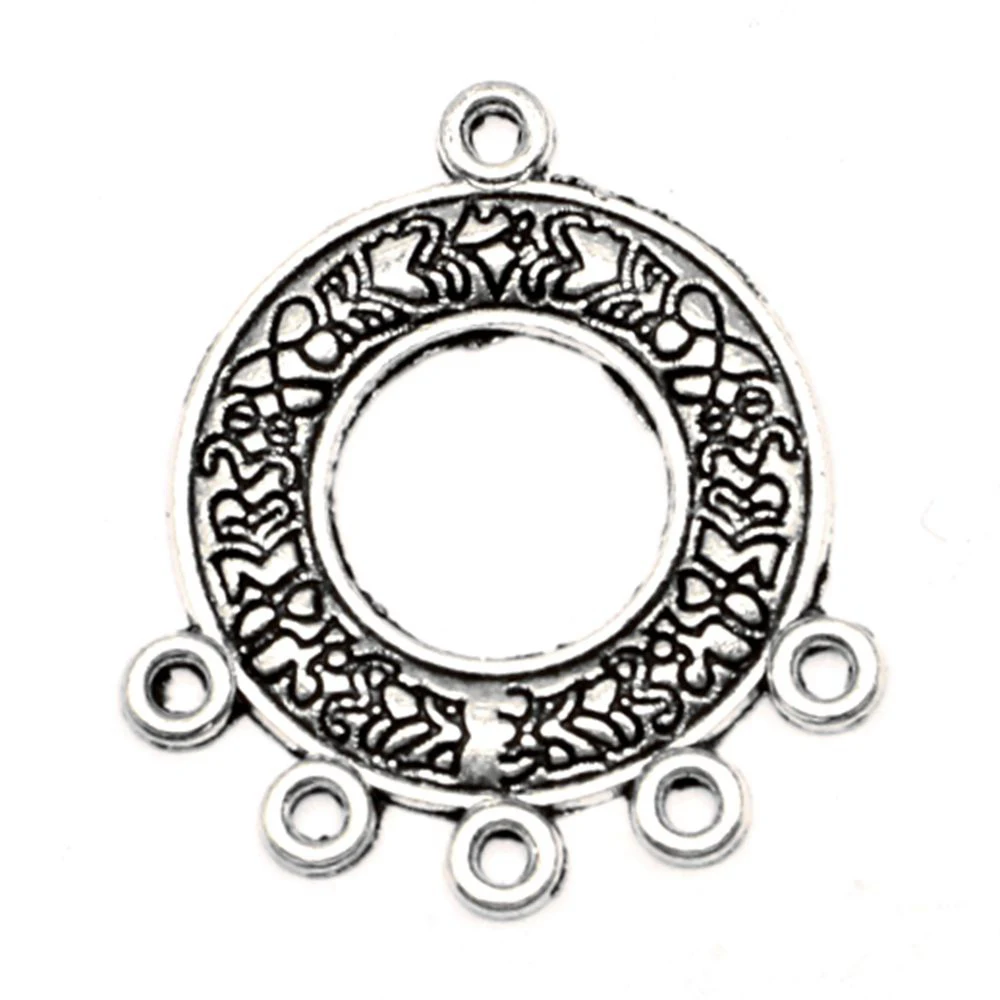 

Circle Charm For Making Jewelry Diy Finding 50pcs 26x29mm