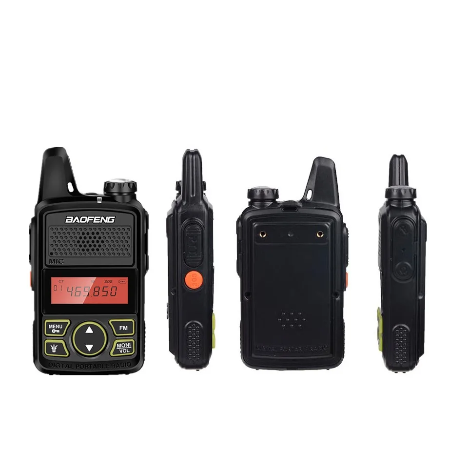 BF-T1 Kids Radio Scanner Baofeng Mini Walkie Talkie UHF 400-470MHz Ham Radio Station hf Transceiver with Headsets