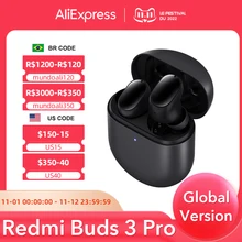 Global version Xiaomi Redmi Buds 3 Pro TWS Bluetooth Earphones Wireless headphones 35dB ANC Dual-device  Redmi Airdots 3 Pro