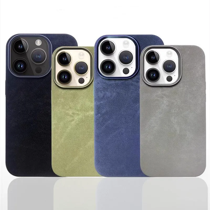 Высококачественный чехол из ультратонкой бархатной ткани для iPhone 12 13 14 15 16 Pro Max Plus