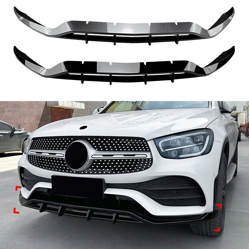 Передний бампер для Mercedes-Benz GLC Class X253 GLC200 2020 2022 AMG 260 протектор из АБС-материала