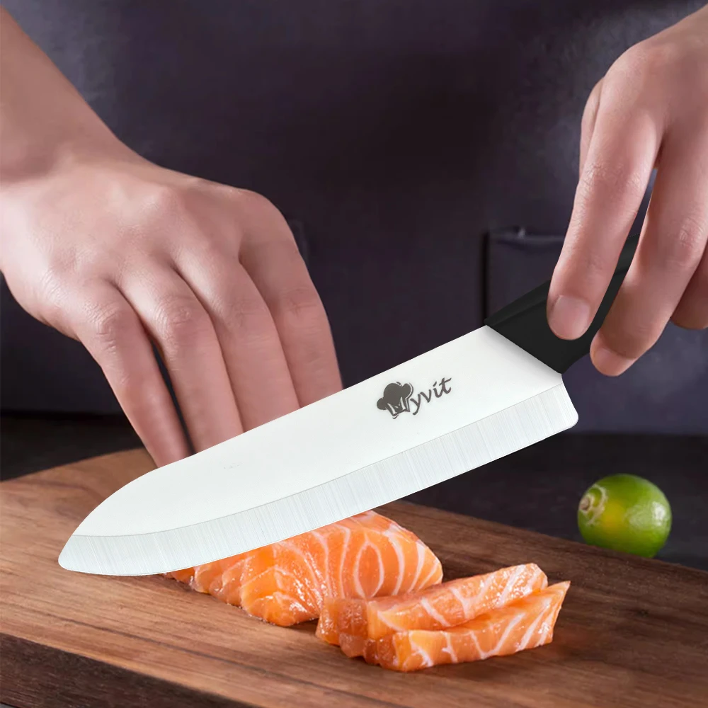 Керамический нож 3 4 5 6 дюймов практичный шеф-повара для ломтиков фруктов лезвие