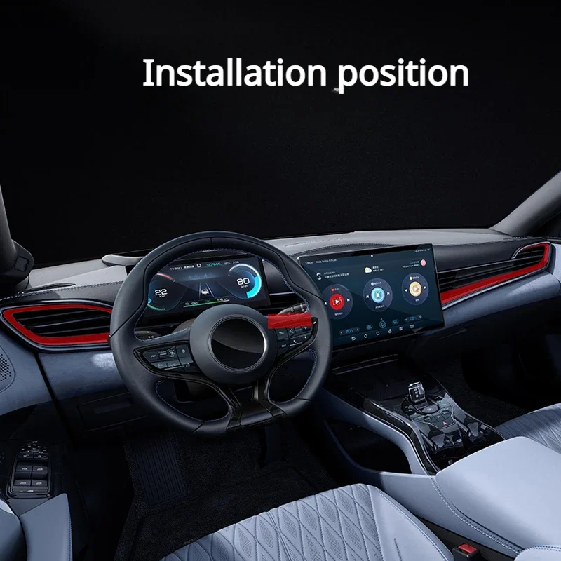 Для BYD Seal EV 2022 2023 наклейка на центральную панель управления приборной панелью