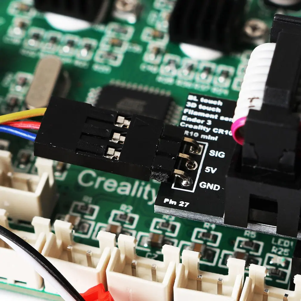 Фото Адаптер платы Wider Power Channel Pin 27 для Creality CR-10, Ender 5, Ender 3 Pro, модернизация датчика BLTouch, запчасти для 3D-принтеров BL TOUCH №2