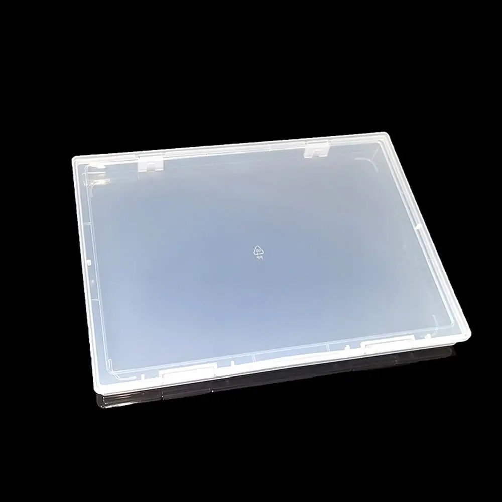 A4 Test Paper Storage Box Transparent Dust-Proof Lid Document Waterproof Portable Desktop Sorting Students
