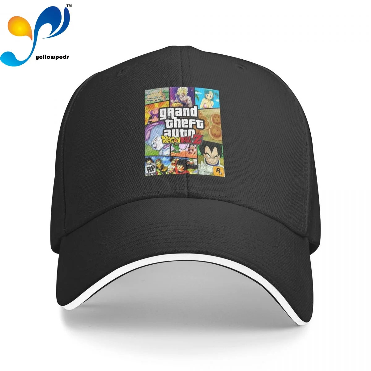 

Grand Theft Goku GTA Funny Men's New Baseball Cap Fashion Sun Hats Caps for Men and Women