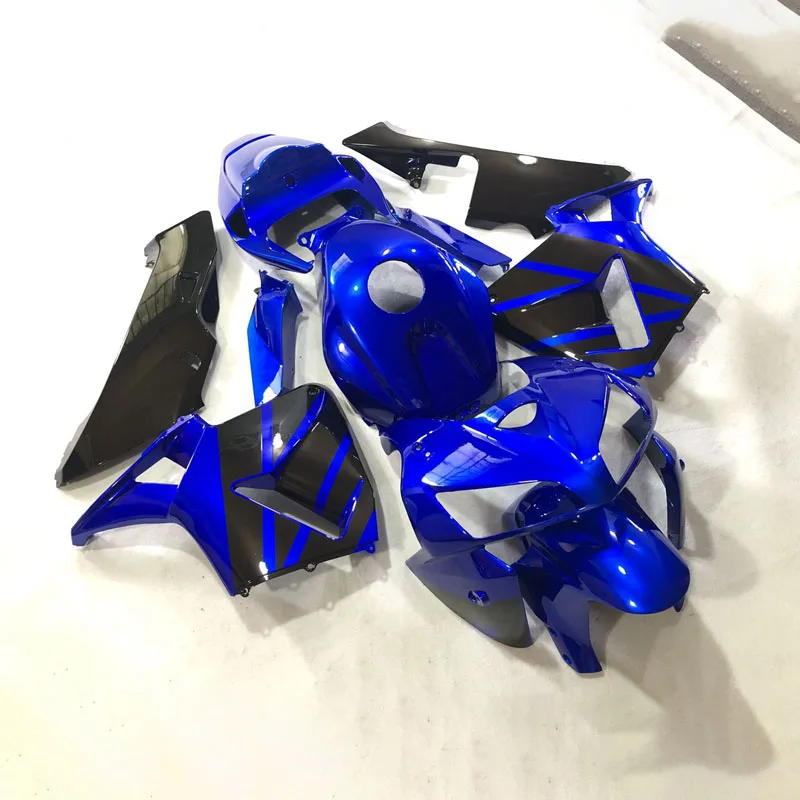 Комплект обтекателей для кузова Honda cbr 600 rr 05 06 черный синий CBR600RR 2005 2006 Бесплатная