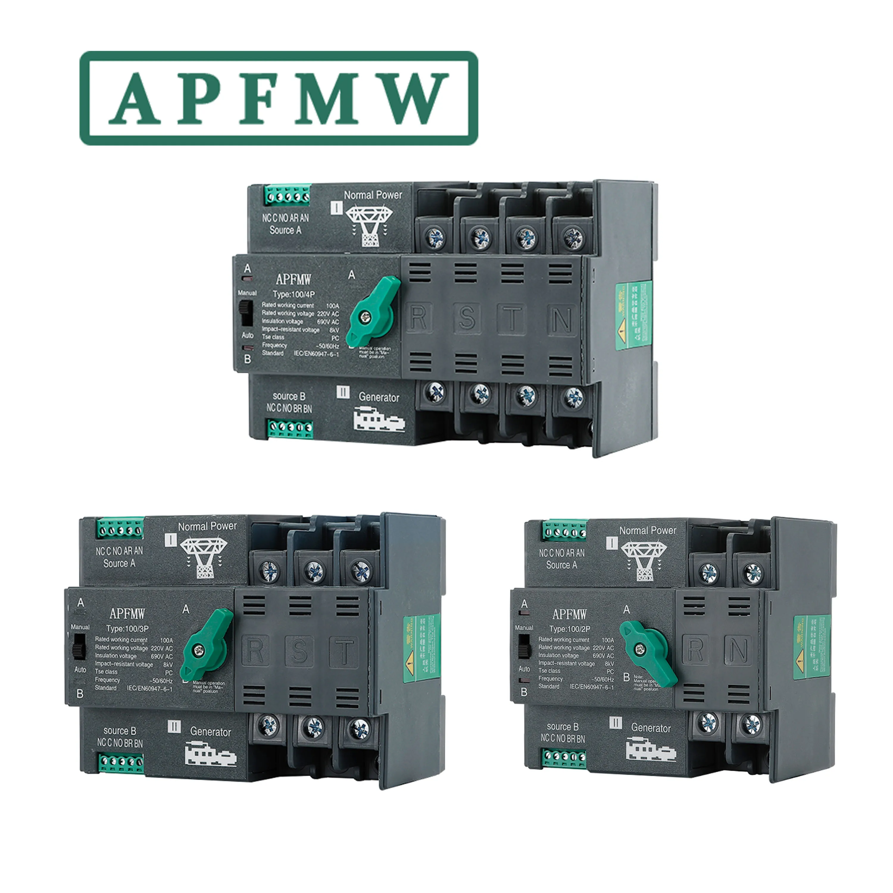 Автоматические резервные переключатели APFMW 63A 100A 220V ольга васильевна узорова вырабатываем автоматические навыки письма 1 4 классы