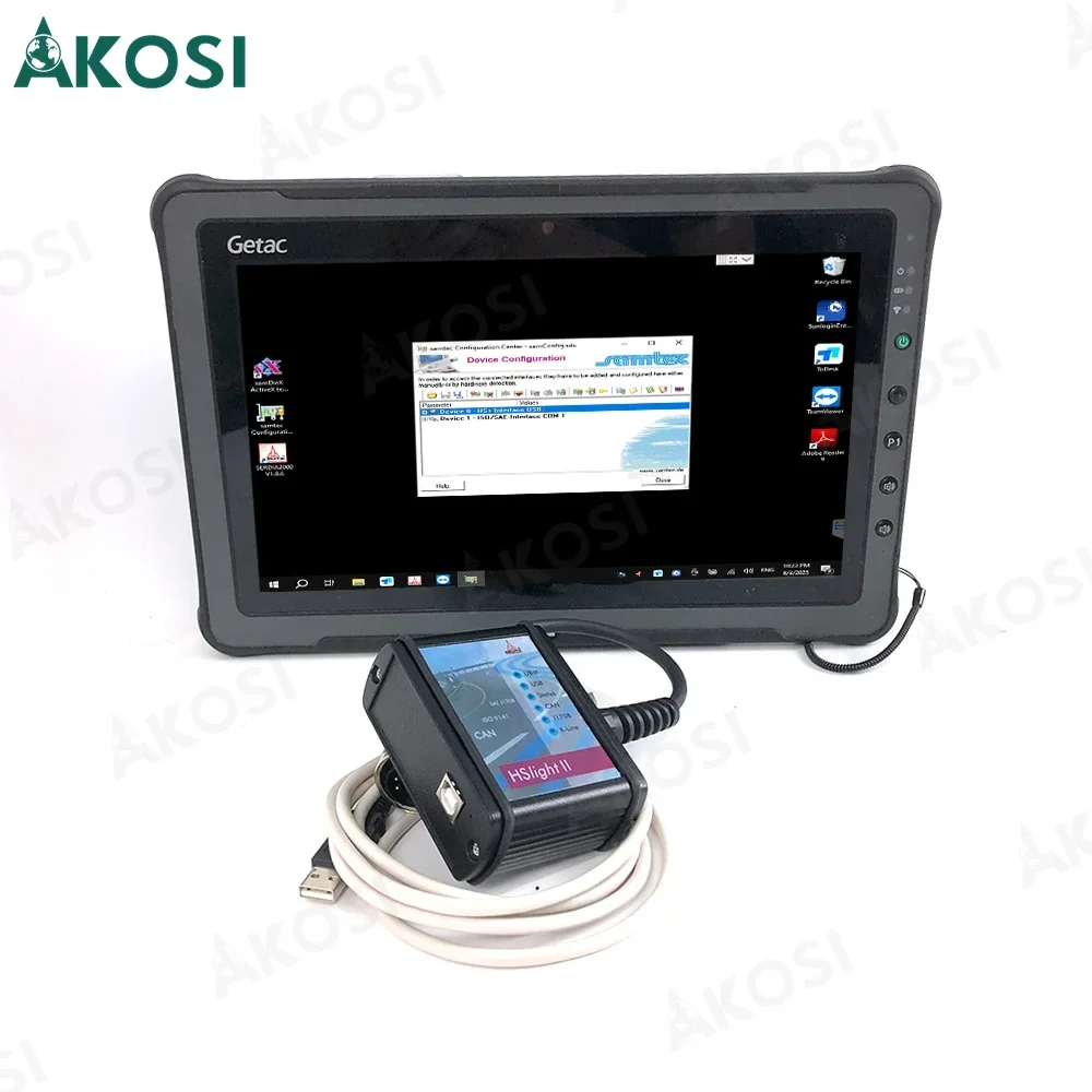 Getac F110 планшет + Новый HS светильник II Serdia Deutz Диагностика набор для