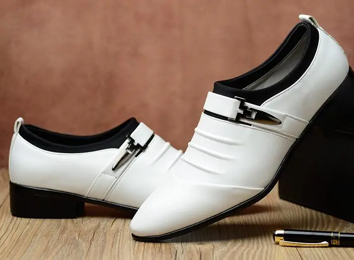 Мужские классические туфли в английском стиле ремешки с пряжкой дышащие мужские