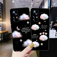 cute 3d cloud phone case for xiaomi redmi note 10 pro note 9 pro 9a 9t 9c note 8 pro note 7 soft carcasa coque liquid silicon