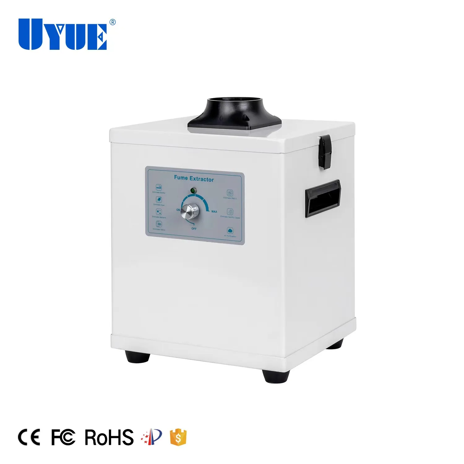 Новейший дымоотсос UYUE JH150 очиститель дыма для пайки поглотитель с 3-слойным