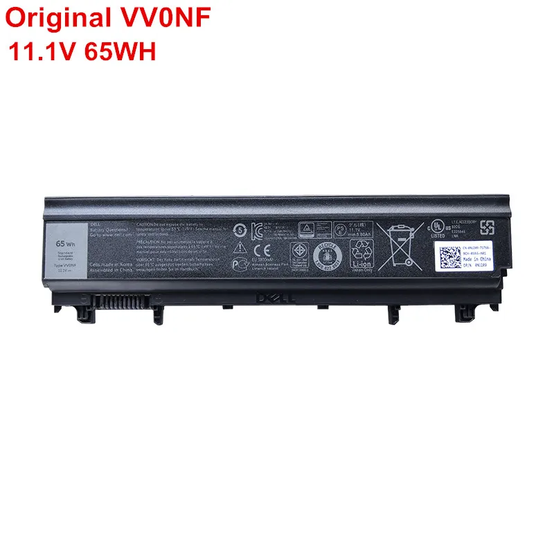 

6 Cell 11.1V 65Wh New Notebook Laptop Battery VV0NF For Dell 14 5000 Series E5540 E5440 NVWGM F49WX 0K8HC 0M7T5F VVONF Original
