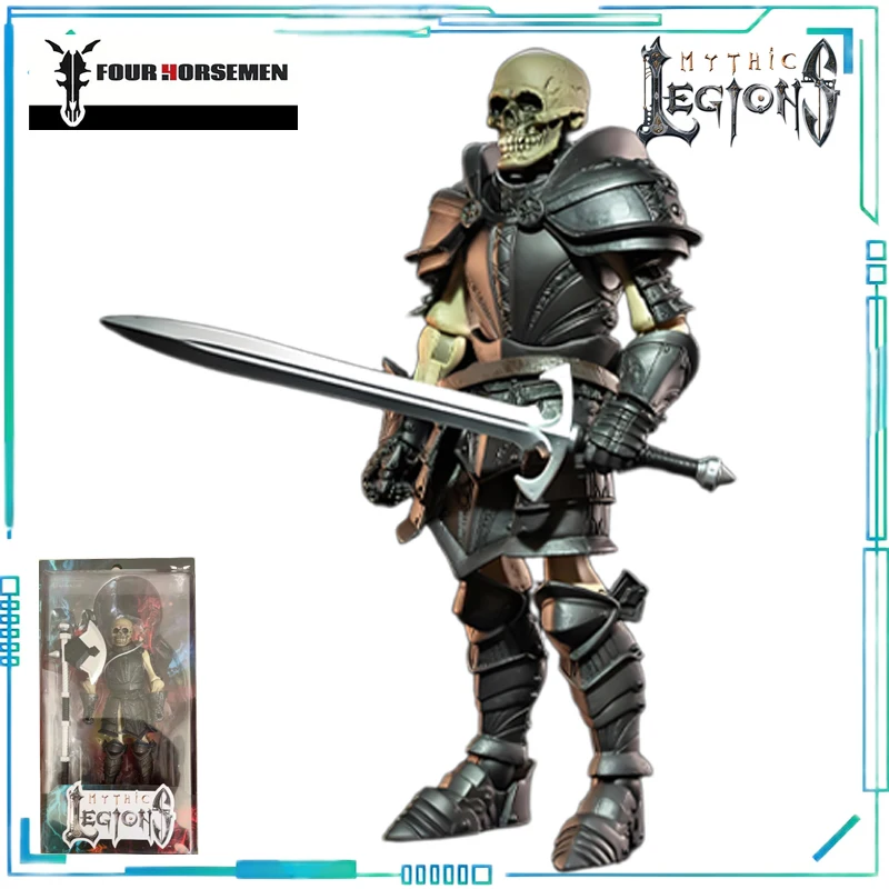 Фото Подвижная фигурка Four Horsemen Studios из серии Genuine Mythic Legions: Zhazhar, Blood Knight, Vitus, Skeleton, Sir Henry Irving. Подарок. №2