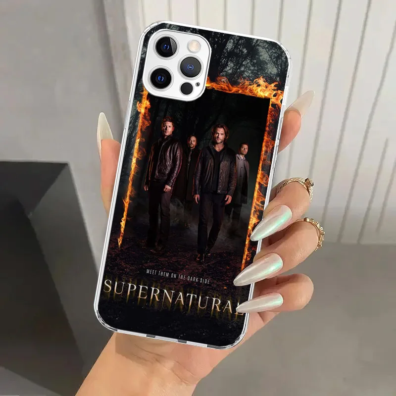 Чехол для телефона Babaite Supernatural SPN Dean And Sam для iPhone 17 Air 16 15 Plus 14 13 12 11 Pro Max 17E 16E 7 8 SE 2020, мягкий чехол-футляр (art.: 3920db3d2008b) - 3920db3d2008b