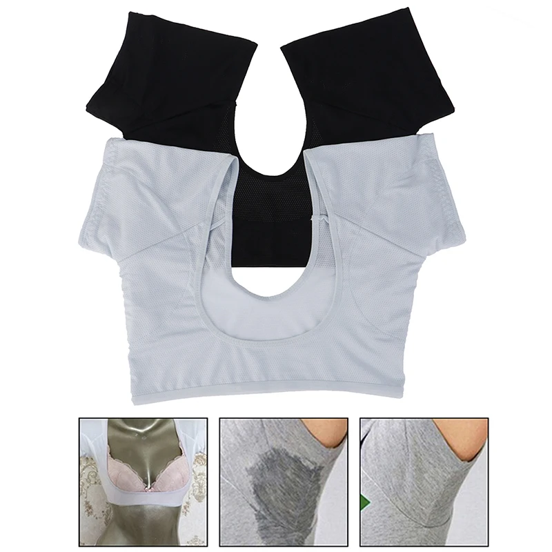 

High water absorption material T-shirt Shape Sweat Pads Reusable Washable Underarm Armpit Sweat Pads Perfume Absorbing