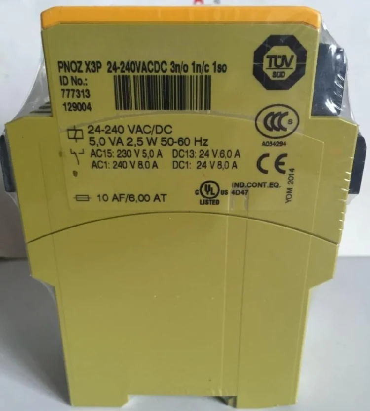 Релейный модуль безопасности для Pilz PNOZ X3P 24-240VACDC 3n/o 1n/e 1so 777313