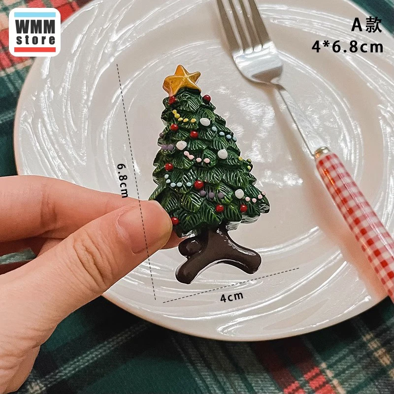 Магнитные наклейки для холодильника Санта-Клаус