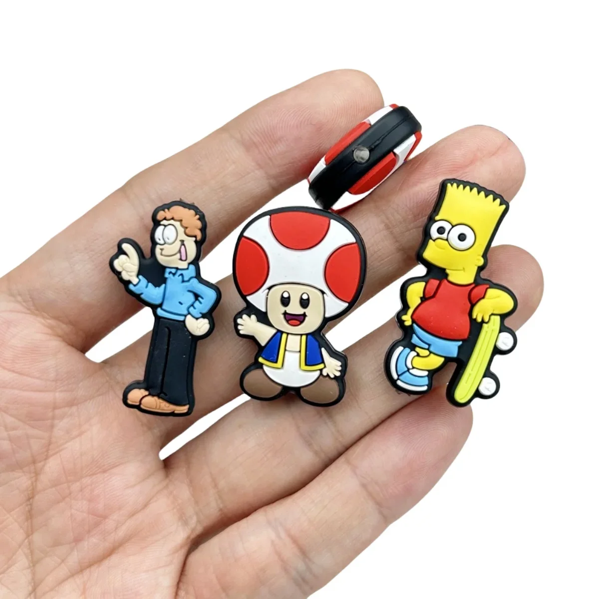 10 шт. мини-силиконовые бусины с героями мультфильмов сделай сам цепочка для